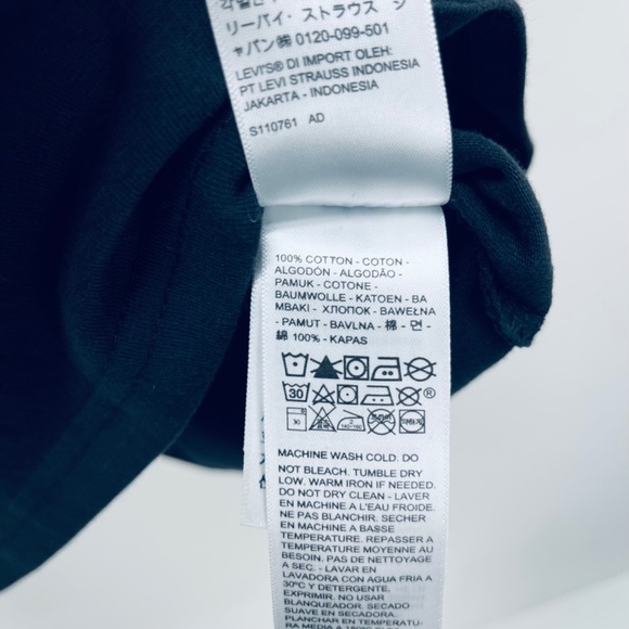 Levi’s Men’s Relaxed Fit Short Sleeve Graphic T Shirt 501 Reason Black Sz M New - Picture 7 of 8